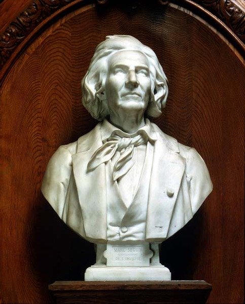 Retrato de Marc Seguin (1786-1875) arquitecto e engenheiro de Eugene Guillaume
