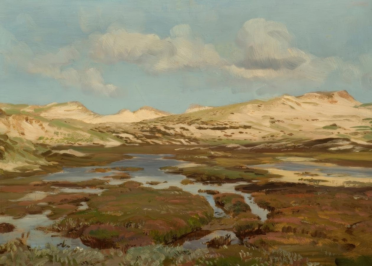 E.Dücker, heathland de Eugene Gustav Dücker