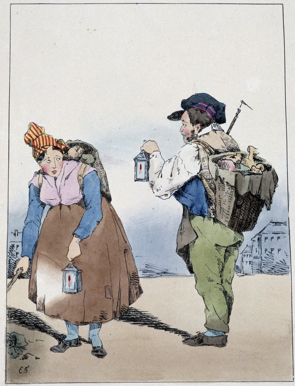 Lanterninha, rue Mouffetard - in "Souvenirs d