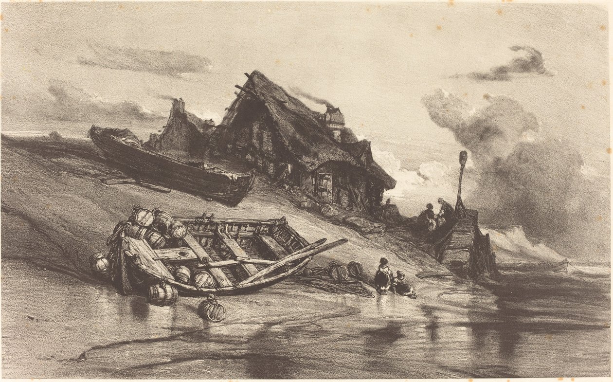 casinhas de pescadores de Eugene Isabey