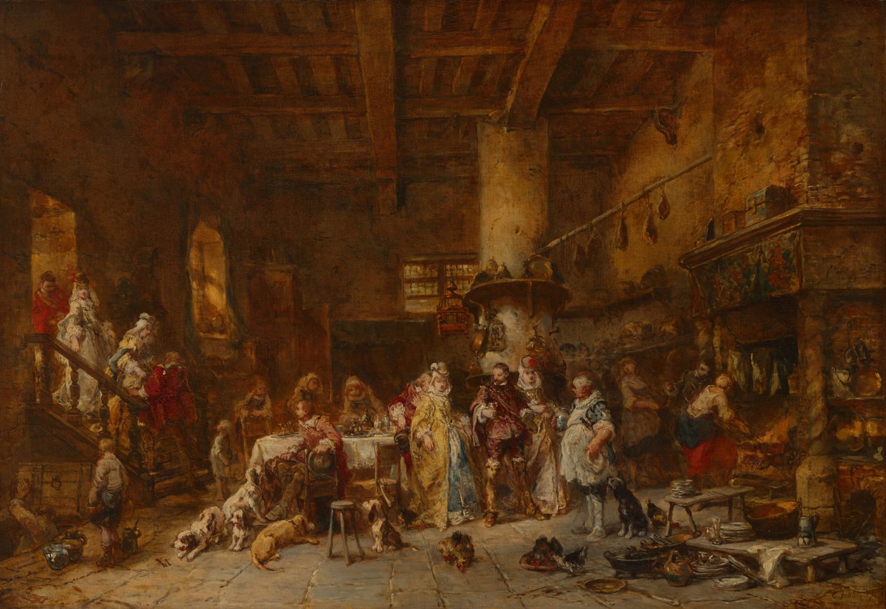 Taverna Rural, Banquete de Eugene Isabey