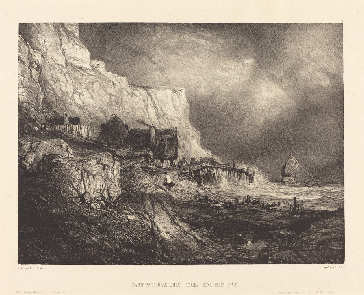 Em torno de Dieppe de Eugene Isabey