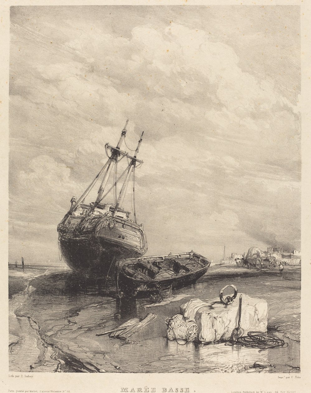 Marée Basse de Eugene Isabey