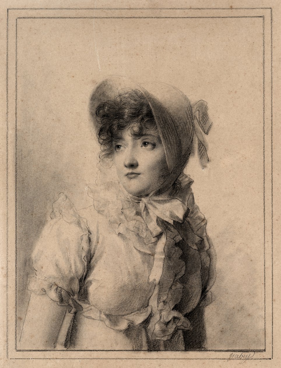 Retrato da Condessa Starjinska de Eugene Isabey