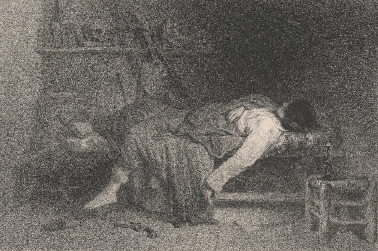 O Suicídio, 1846. de Eugene Leroux