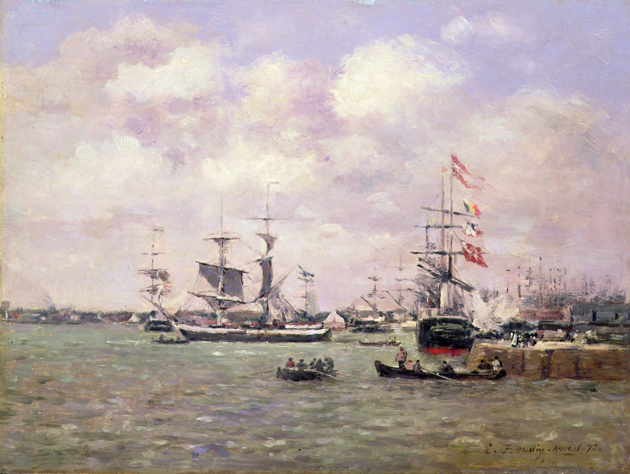 Antuérpia de Eugene Louis Boudin