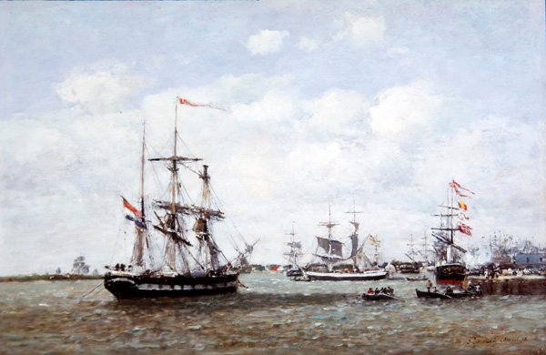 Antuérpia, O Porto de Eugene Louis Boudin