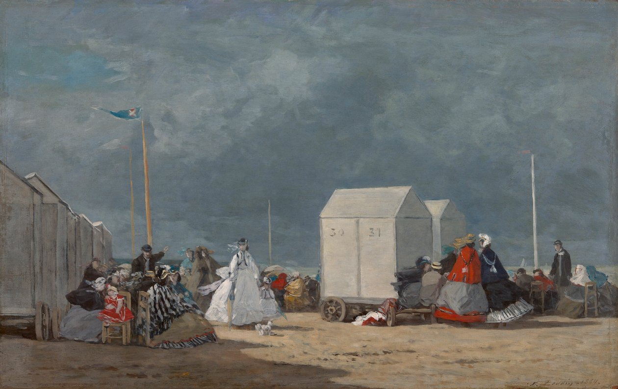 Tempestade que se aproxima de Eugene Louis Boudin