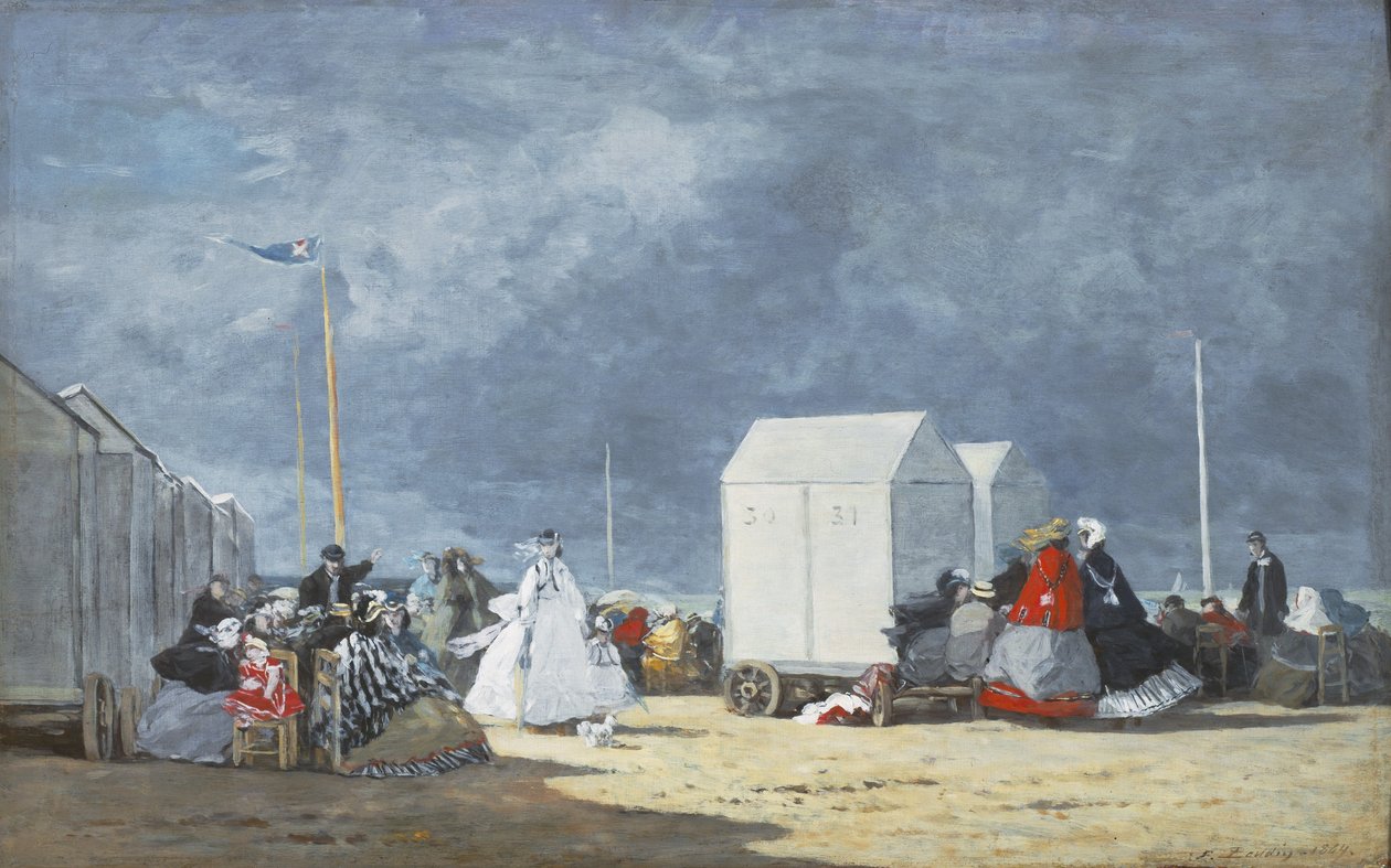 Tempestade que se aproxima, 1864 de Eugene Louis Boudin