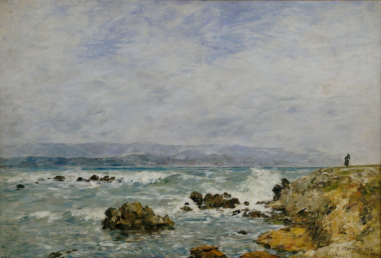Ponte de Ilette, Antibes, 1893 de Eugene Louis Boudin