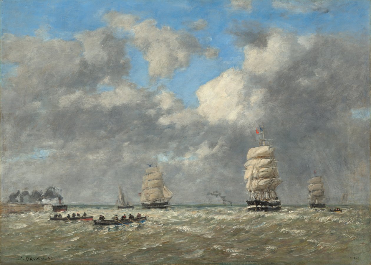 Le Havre, 1883. de Eugene Louis Boudin