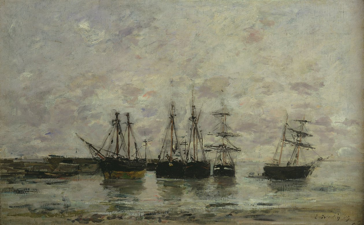 Portrieux, 1869 de Eugene Louis Boudin