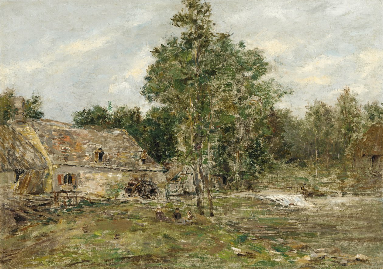 Saint-Cenery, o moinho, c.1890-92 de Eugene Louis Boudin