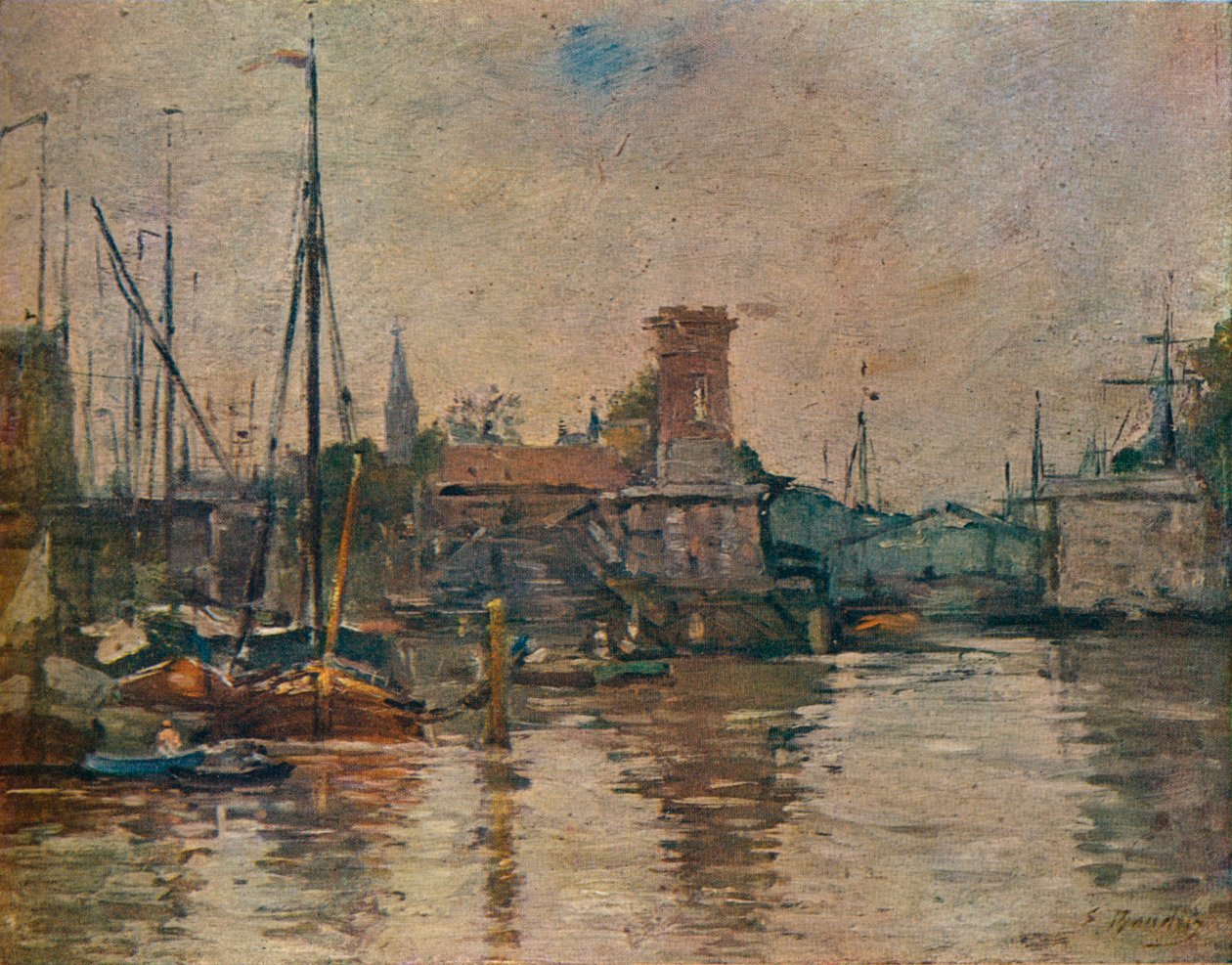 Expedição, século XIX de Eugene Louis Boudin
