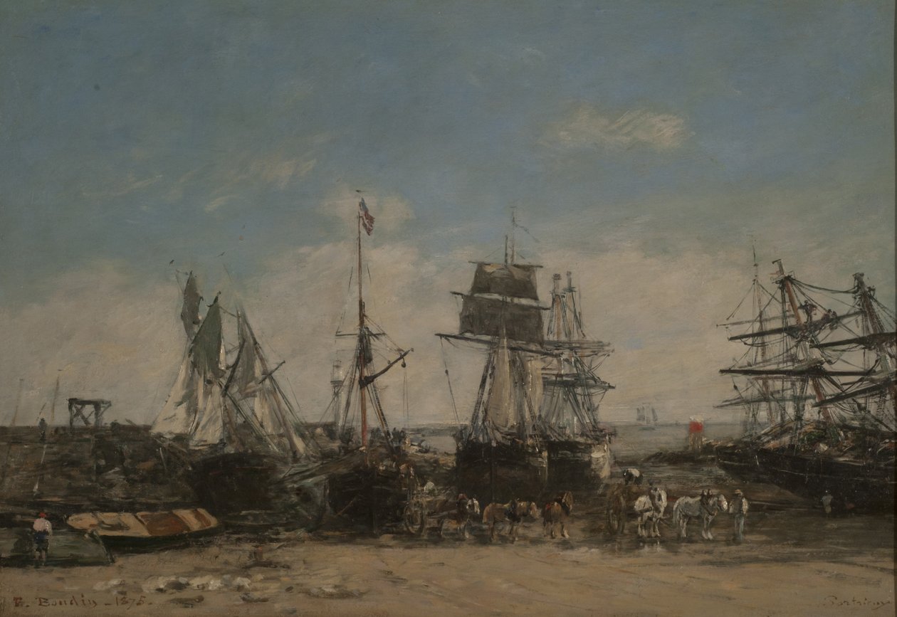 A costa de Portrieux, costa norte de Eugene Louis Boudin