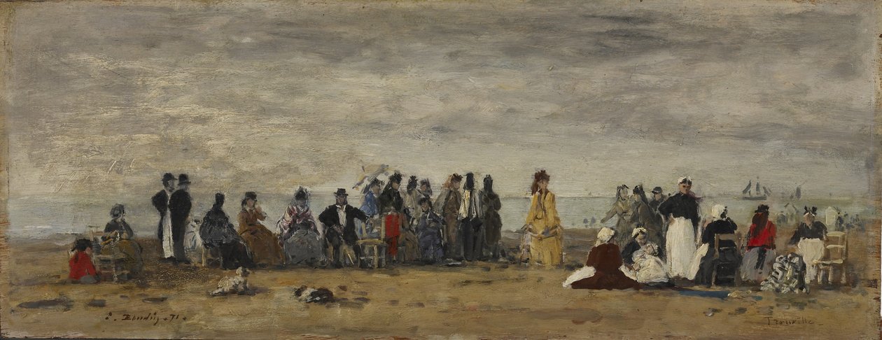 Trouville de Eugene Louis Boudin