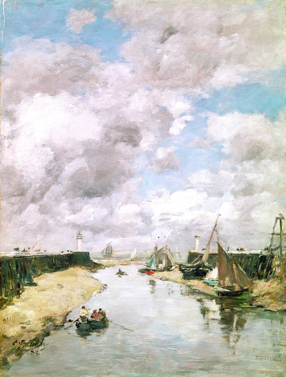 Trouville, 1884 de Eugene Louis Boudin