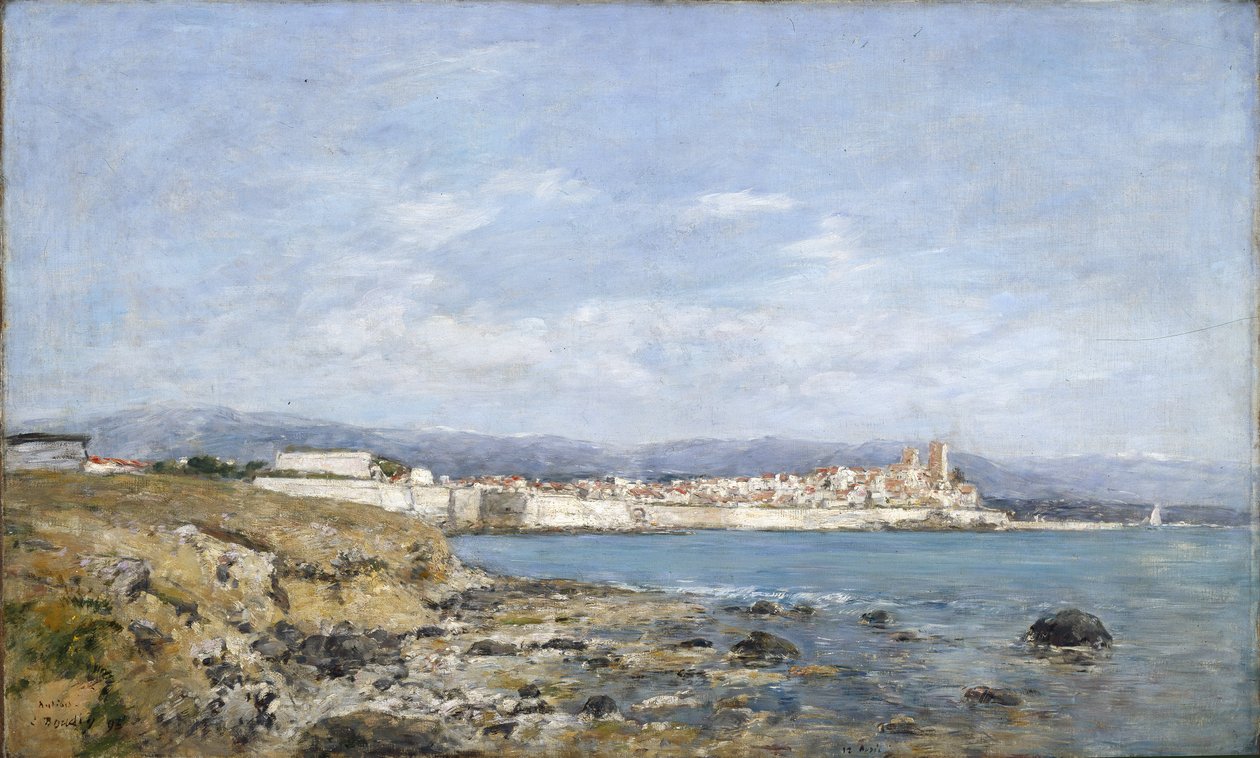 Vista de Antibes, 1893 de Eugene Louis Boudin