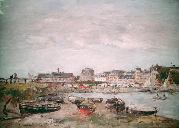 Vista do Porto, Trouville de Eugene Louis Boudin