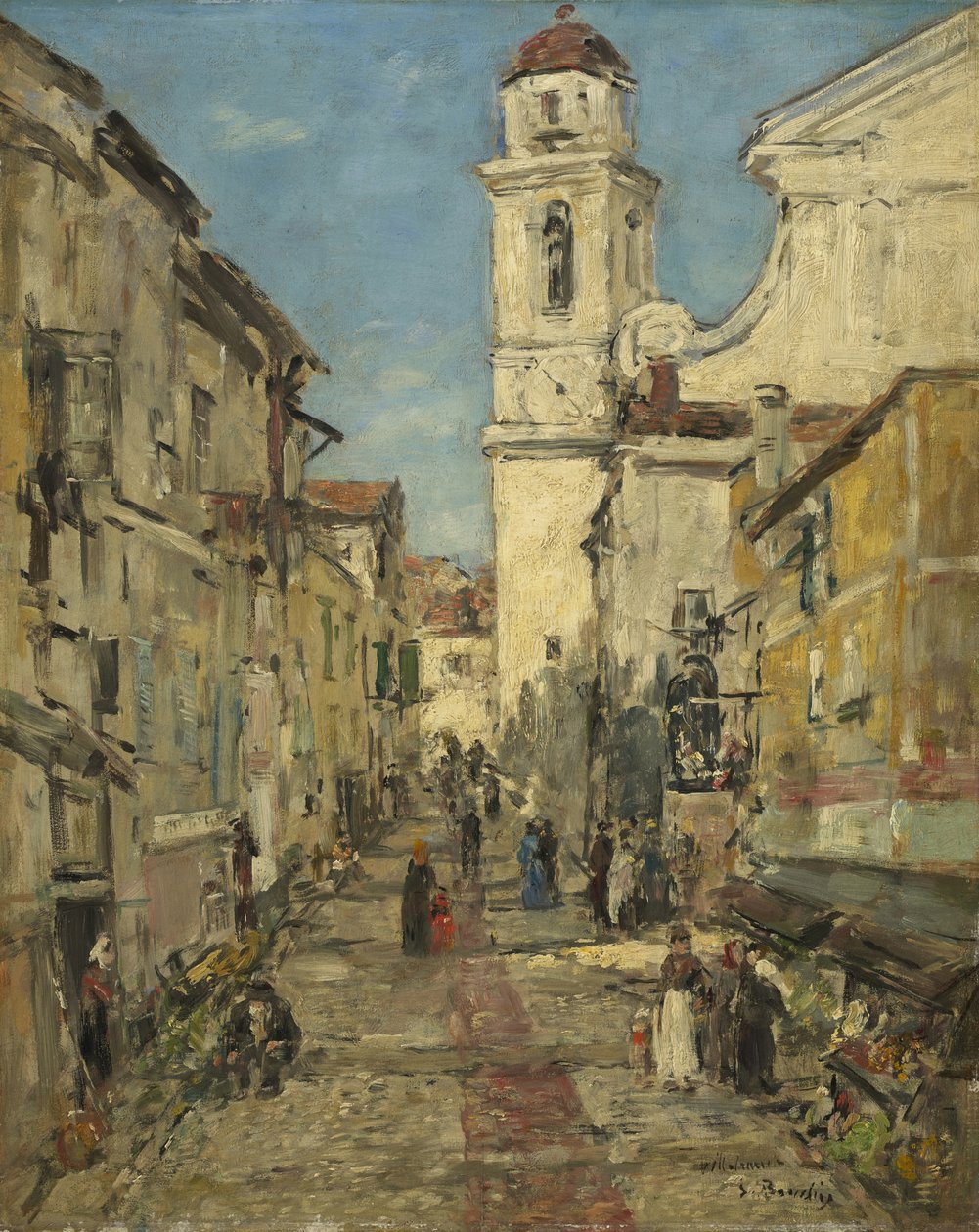 Villefranche, c.1892 de Eugene Louis Boudin