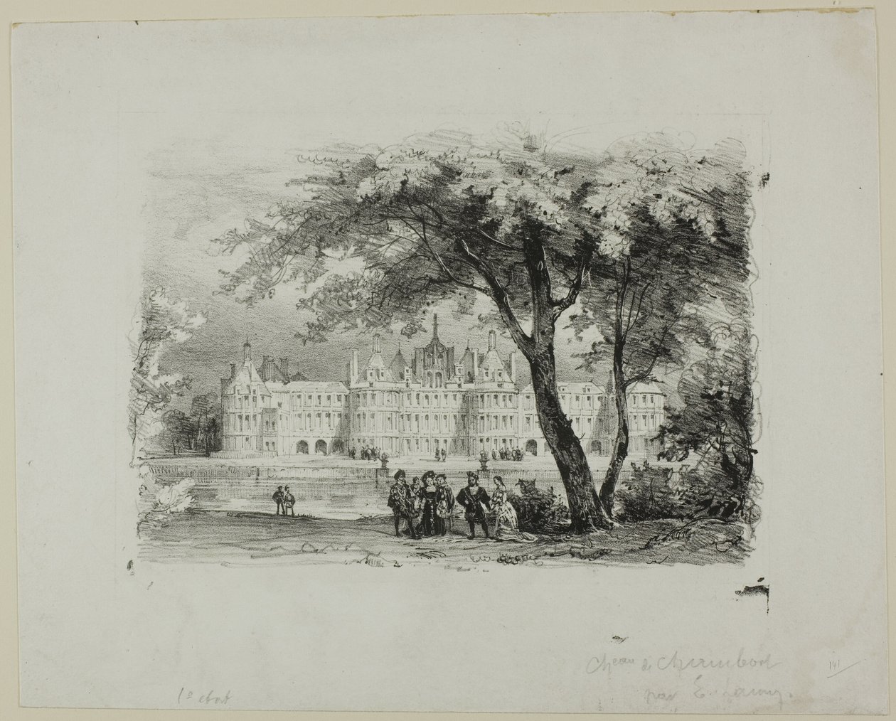 Castelo de Chambord de Eugene Louis Lami