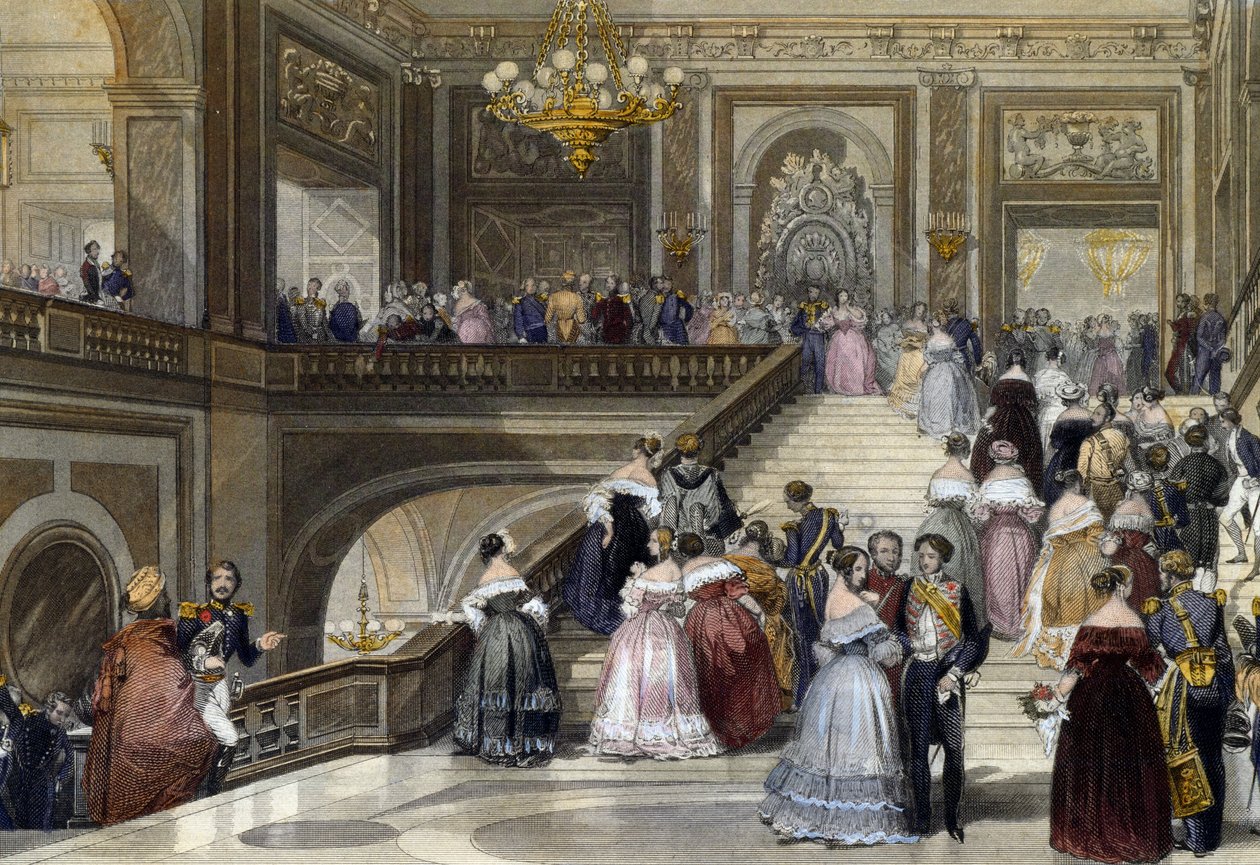 Grande festa no Palácio de Versalhes de Eugene Louis Lami