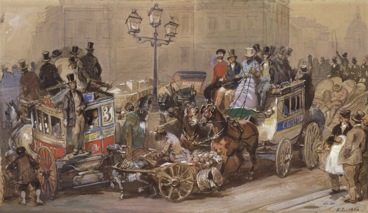 Ludgate Circus de Eugene Louis Lami