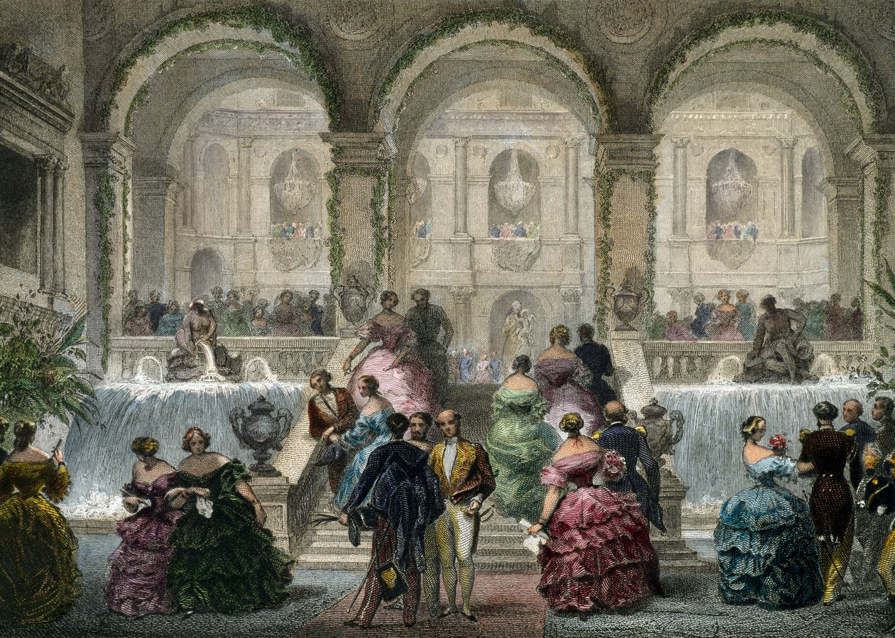 Paris, festa no Hotel de Ville de Eugene Louis Lami