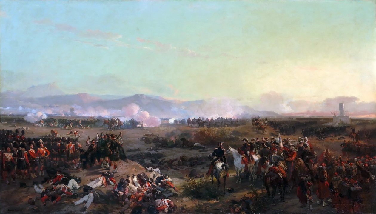 A Batalha da Alma em 20 de setembro de 1854 de Eugene Louis Lami