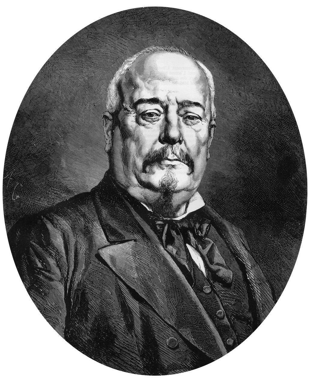 François-Achille Bazaine, gravura após fotografia de Maunoury de Eugene Manoury