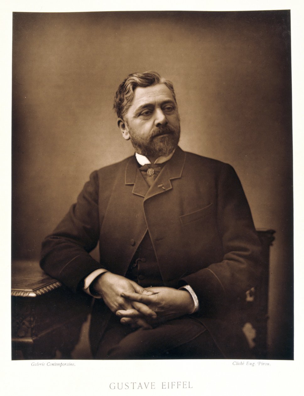 Gustave Eiffel, engenheiro francês, 1880 de Eugene Pirou