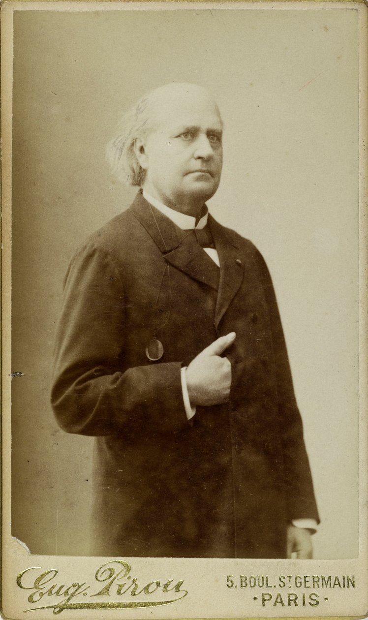 Retrato de Leconte de Lisle 1818-1894, c. 1870. de Eugene Pirou