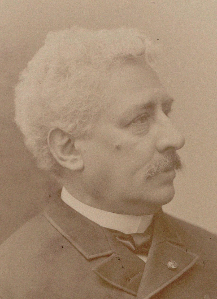 Retrato do Compositor Olivier Métra 1830-1889, década de 1870. de Eugene Pirou