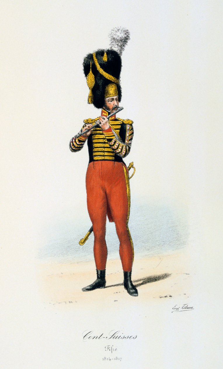 Centavos-Suisses, Fifer, 1814-17 de Eugene Titeux