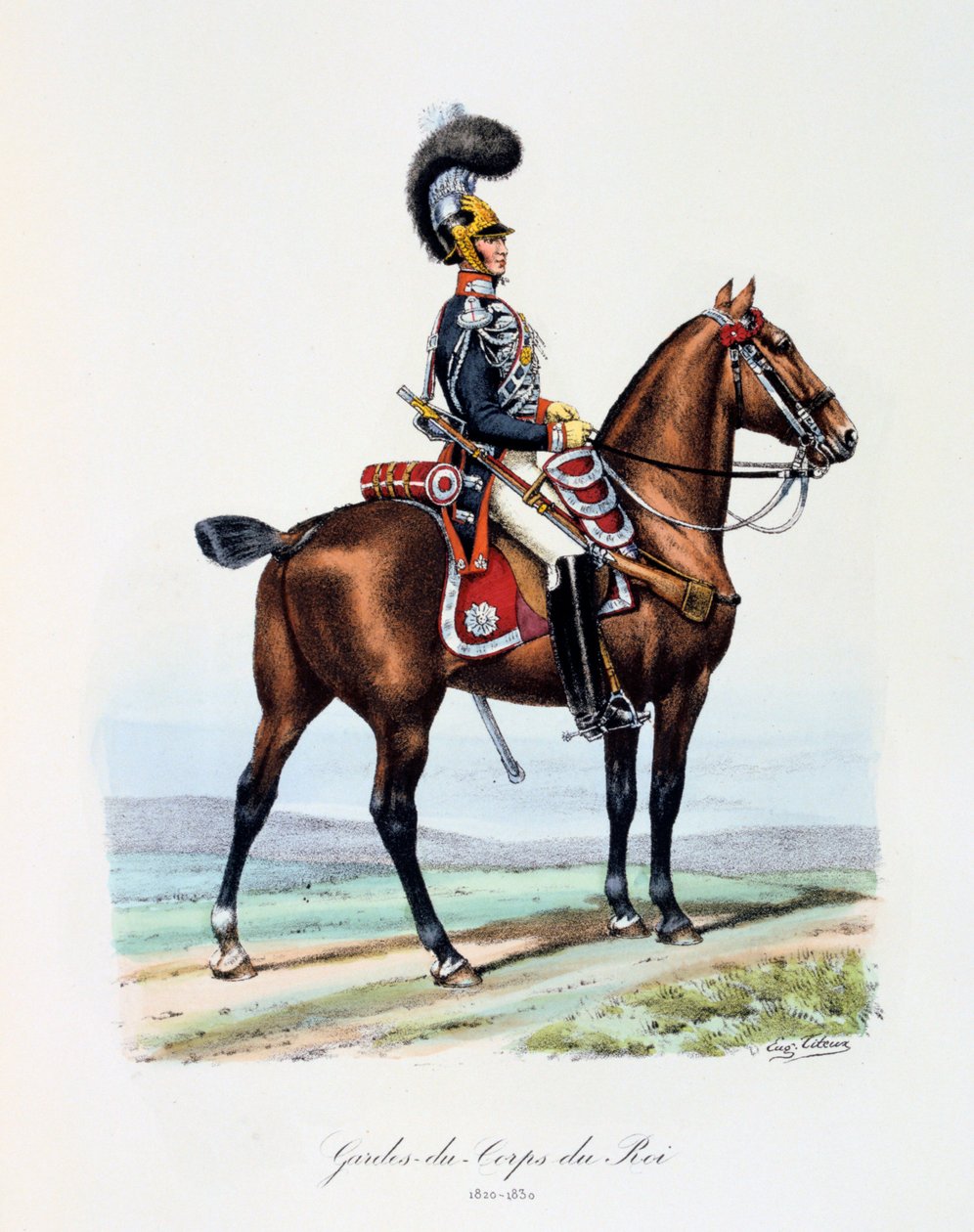 Guarda-costas do rei, 1820-1830 de Eugene Titeux