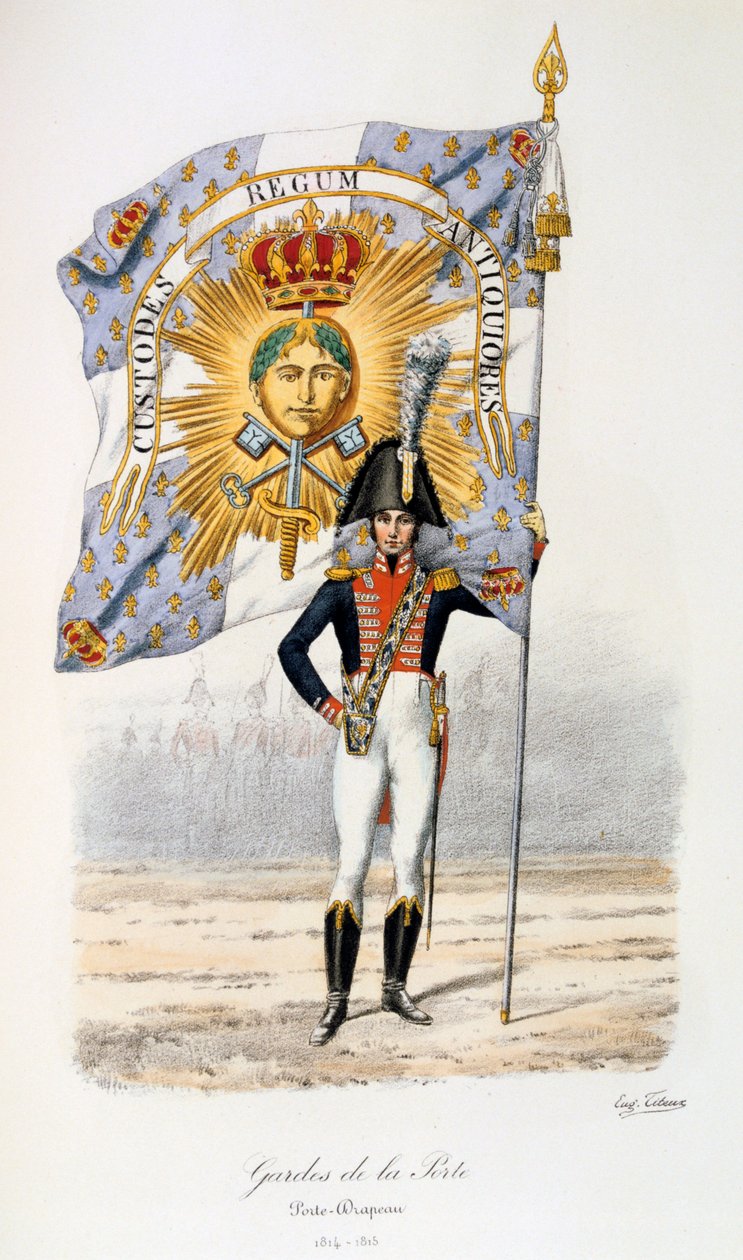 Guardas do Portão, Porta Bandeira, 1814-15 de Eugene Titeux