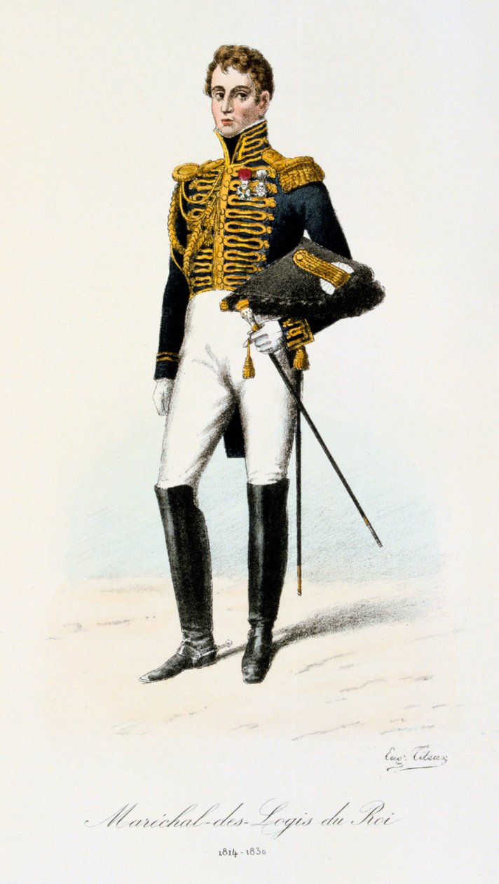 Marechal-des-Logis du Roi, 1814-30 de Eugene Titeux