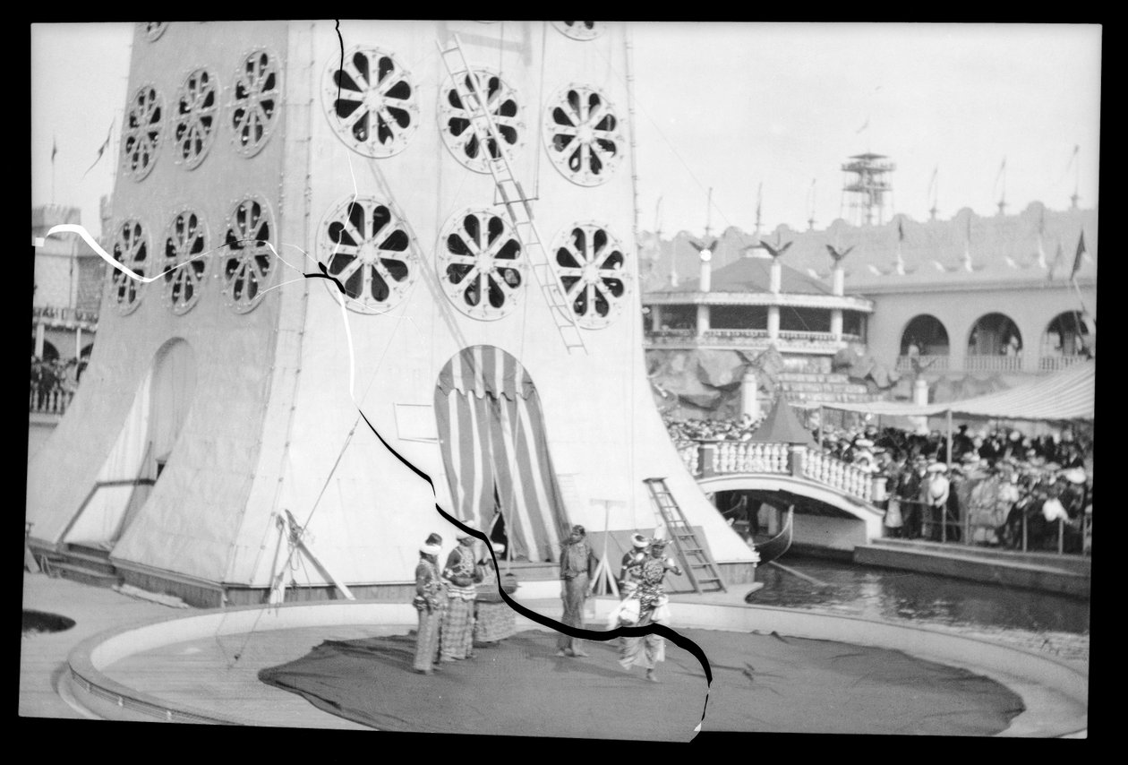 Luna Park, 1903 (nitrato negativo) de Eugene Wemlinger