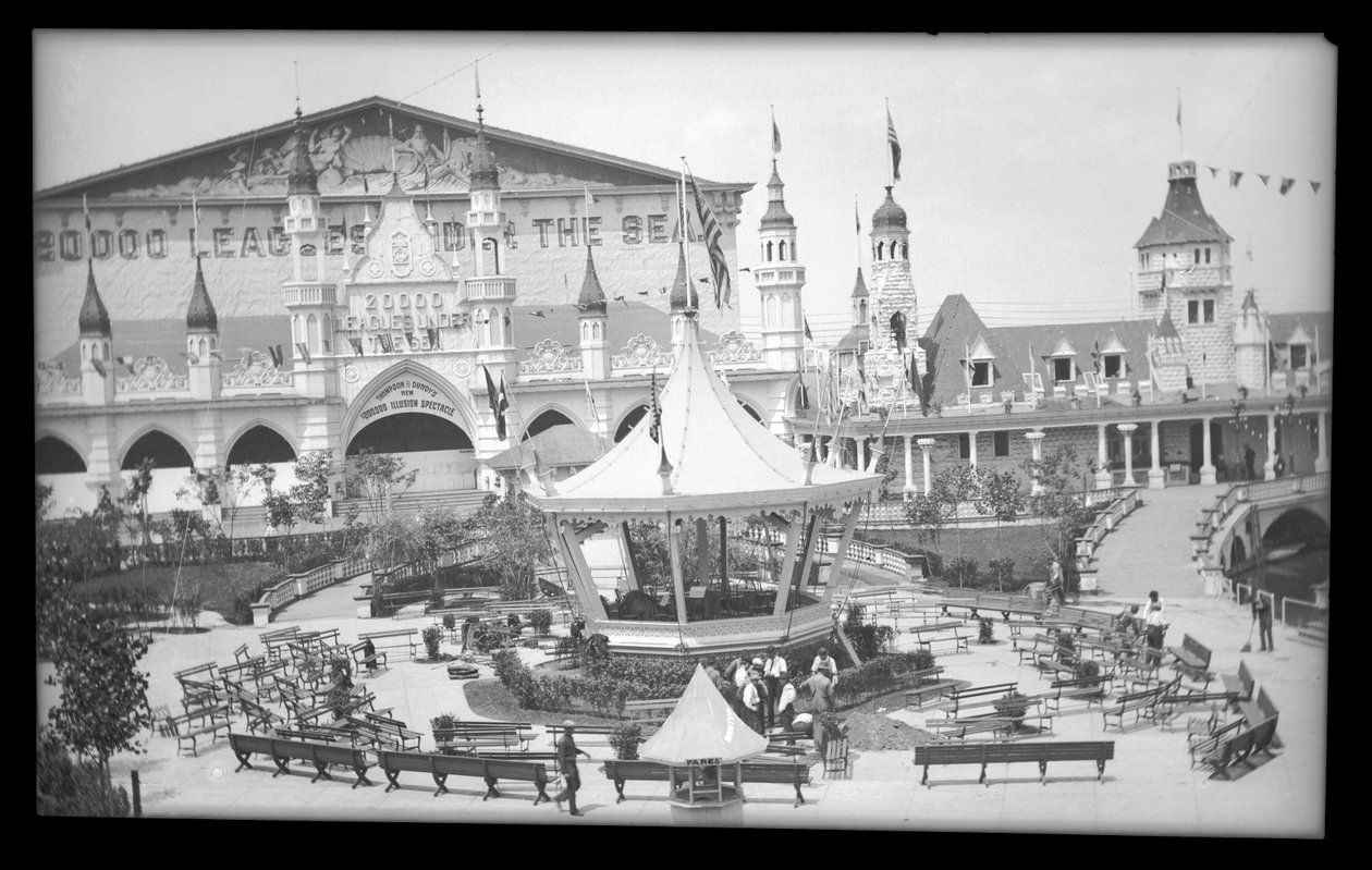 Luna Park, 1903 (nitrato negativo) de Eugene Wemlinger