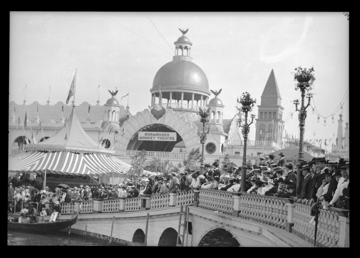 Luna Park, 1906 (nitrato negativo) de Eugene Wemlinger