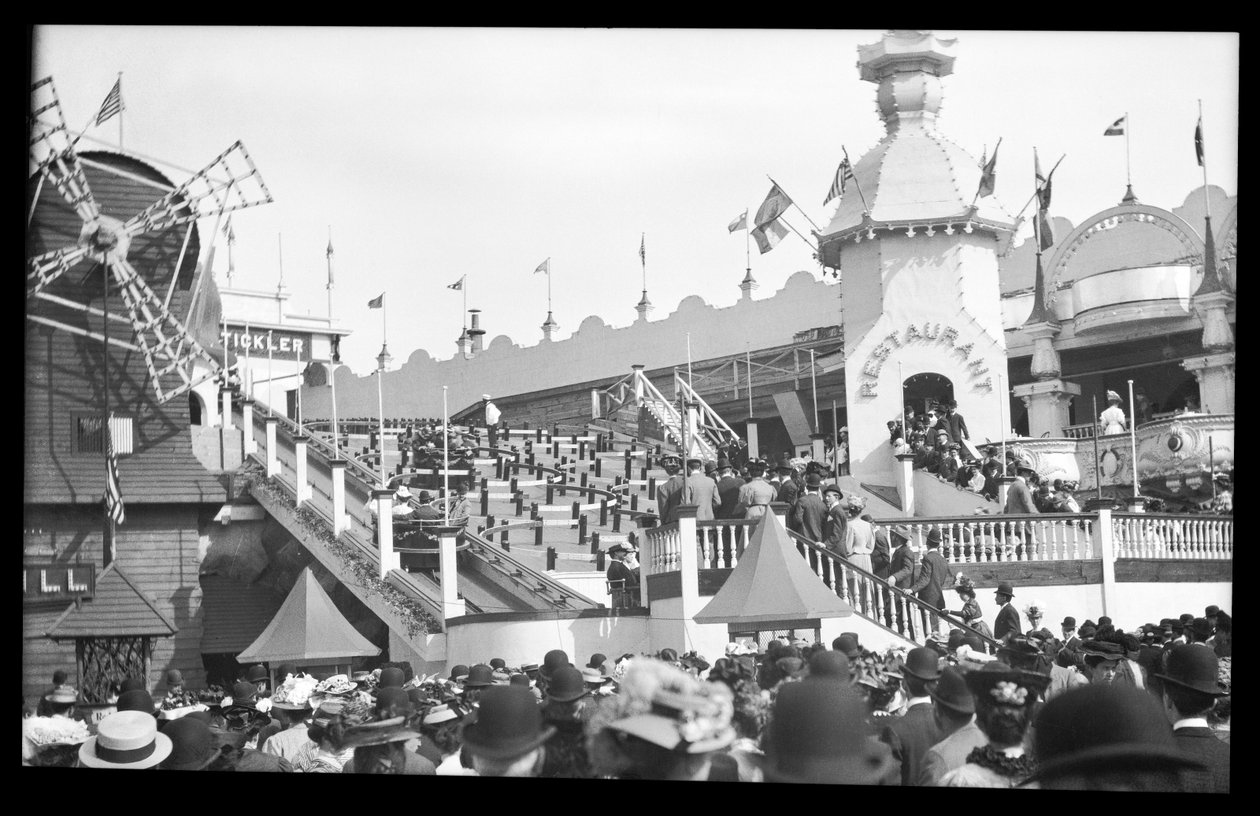Luna Park, 1909 (nitrato negativo) de Eugene Wemlinger