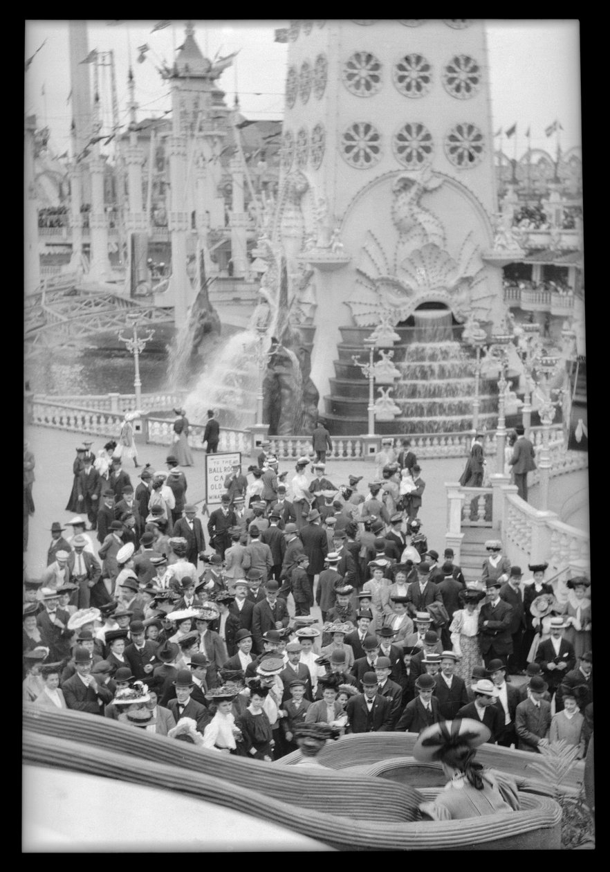Luna Park, 1909 (nitrato negativo) de Eugene Wemlinger