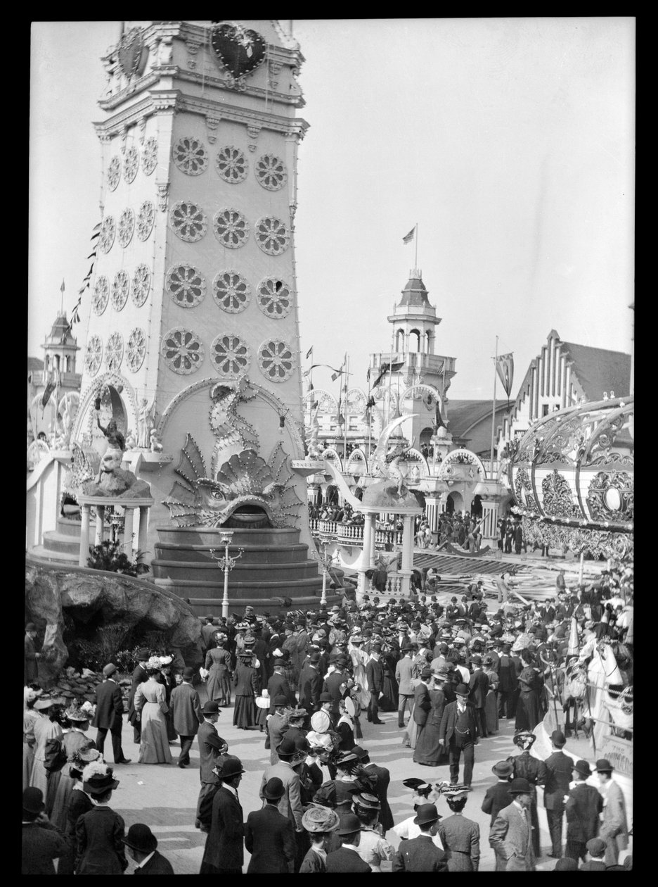 Luna Park, 1909 (nitrato negativo) de Eugene Wemlinger