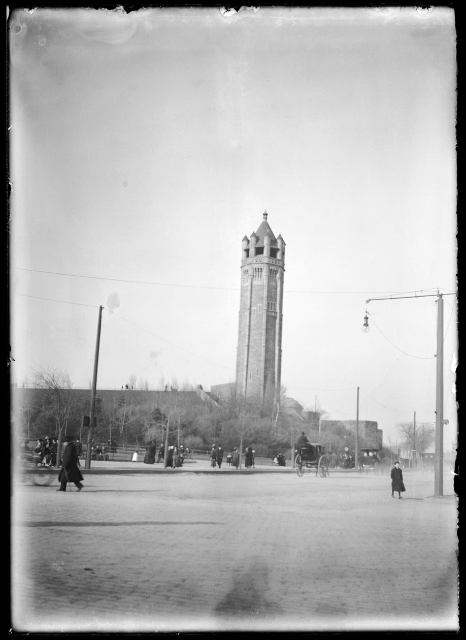 Vista, oriental, parkway, olhar, brooklyn, museu, c.1903-10, (nitrate, negative) de Eugene Wemlinger
