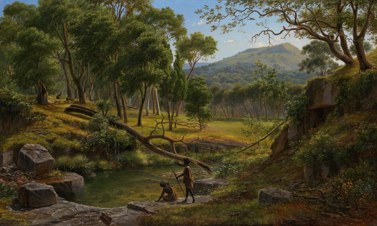 Warrenheip Hills perto de Ballarat de Eugene von Guérard