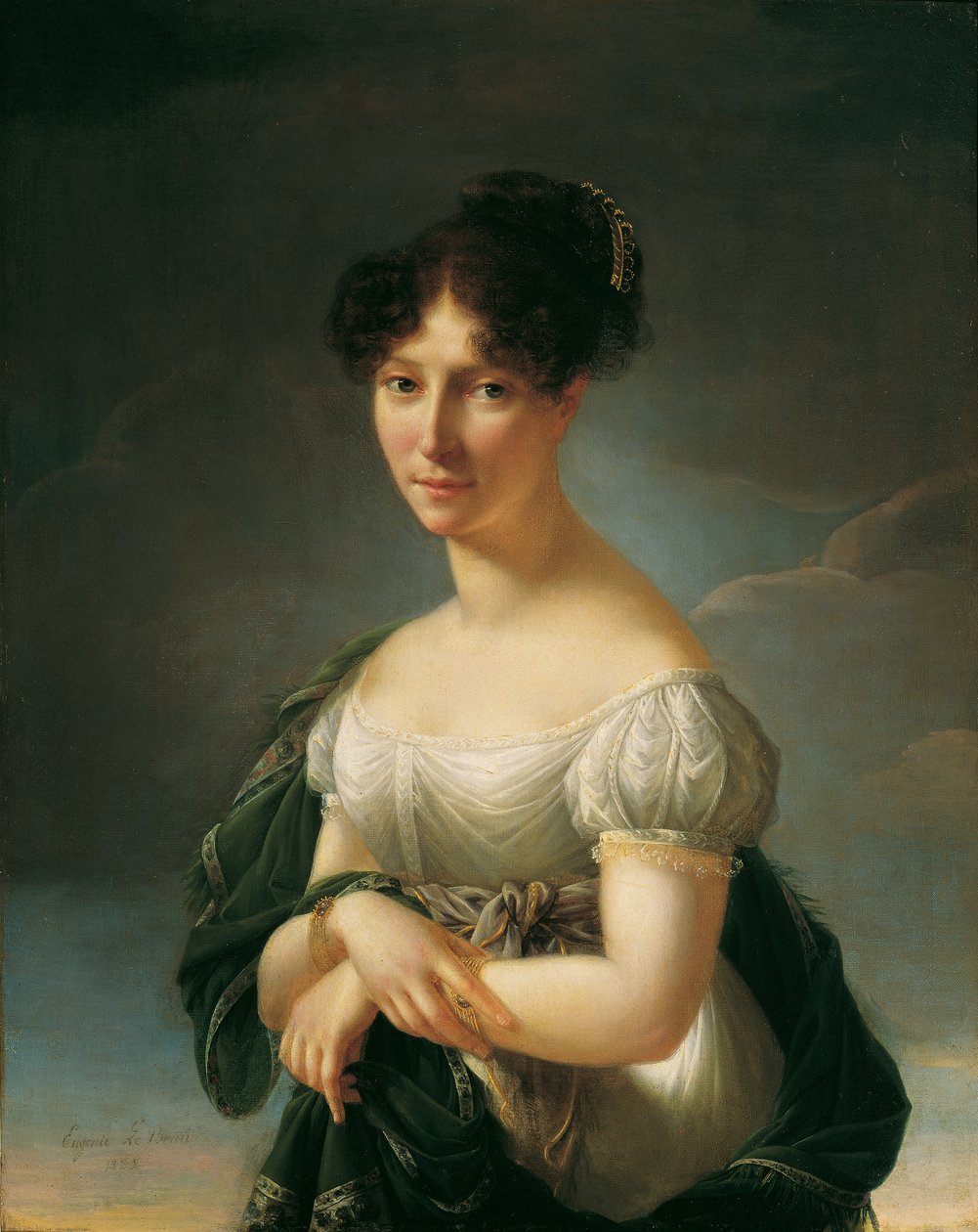 retrato de uma senhora de Eugenie le Brun