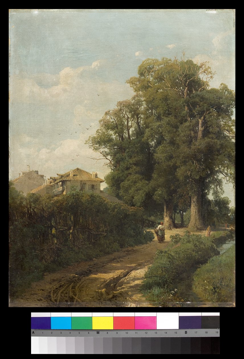 Os arredores de Milão das lavadeiras em Magolfa, 1870 de Eugenio Gignous