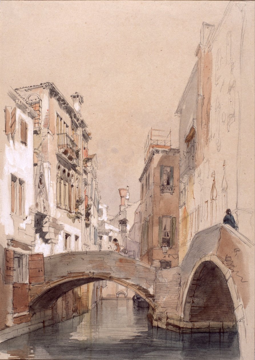 Canal de Veneza de Eugenio Lucas Velázquez