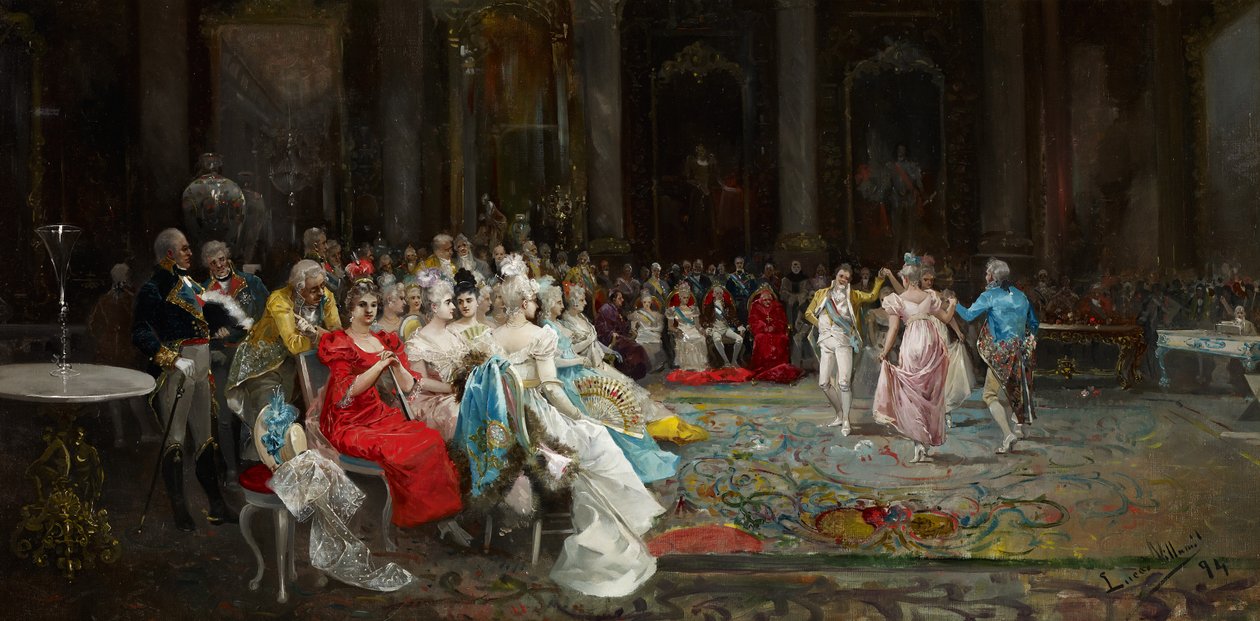 Dança no Palácio de Eugenio Lucas Villaamil