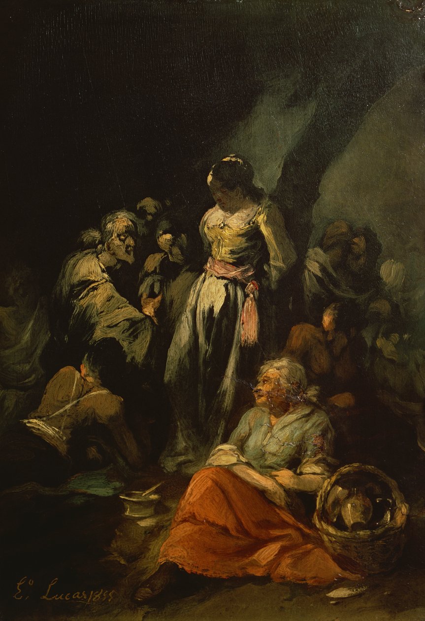 Caverna de bandidos de Eugenio Lucas y Padilla